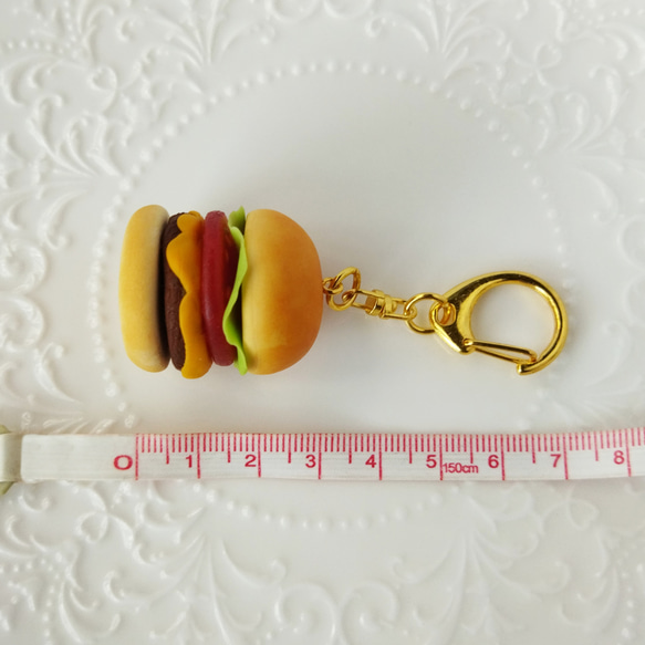 ハンバーガーのキーホルダー(大・小) 10枚目の画像