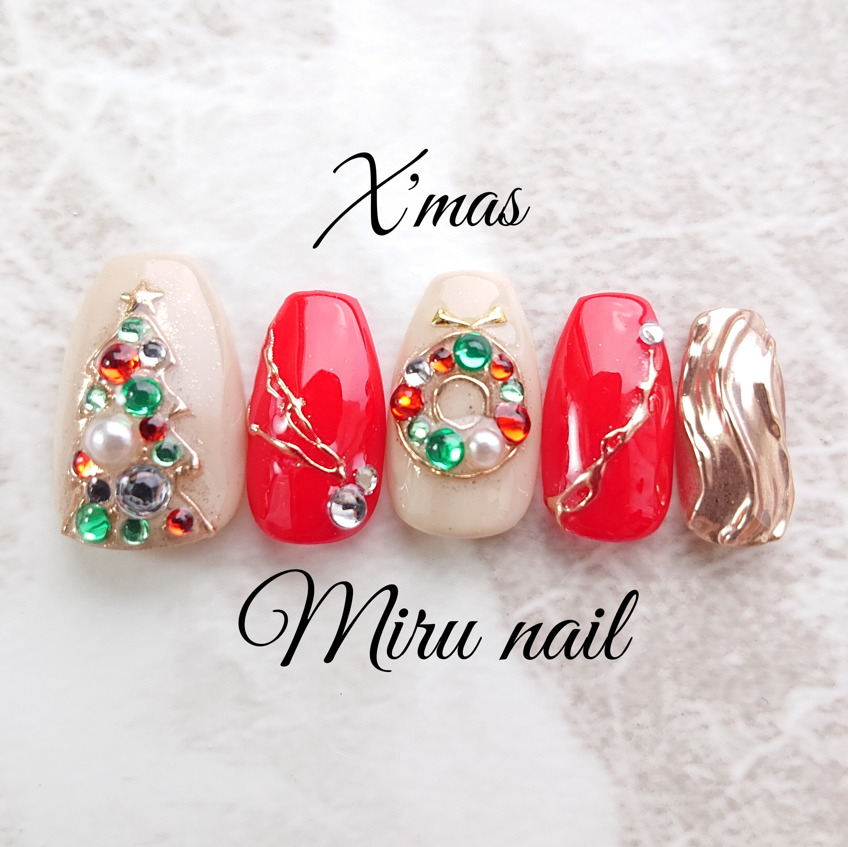 リース、ネイルチップ リース、ネイルチップ