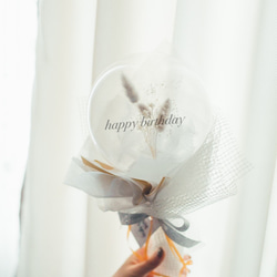 バルーンブーケ♡balloon flower♡ ホワイト 6枚目の画像