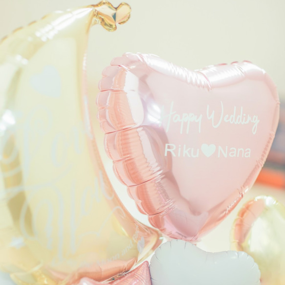 ♡バルーンギフト♡love moon ピンク 結婚祝い お誕生日 プレゼント　 3枚目の画像