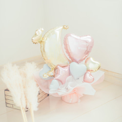 ♡バルーンギフト♡love moon ピンク 結婚祝い お誕生日 プレゼント　 2枚目の画像