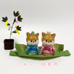 専用ページ 七夕作品 天の川 ウエスティ織姫彦星 羊毛フェルト