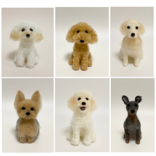 愛犬うちの子オーダーマスコット 羊毛フェルト 羊毛フェルト