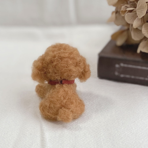 トイプードル 犬 羊毛フェルト ハンドメイド 羊毛フェルト