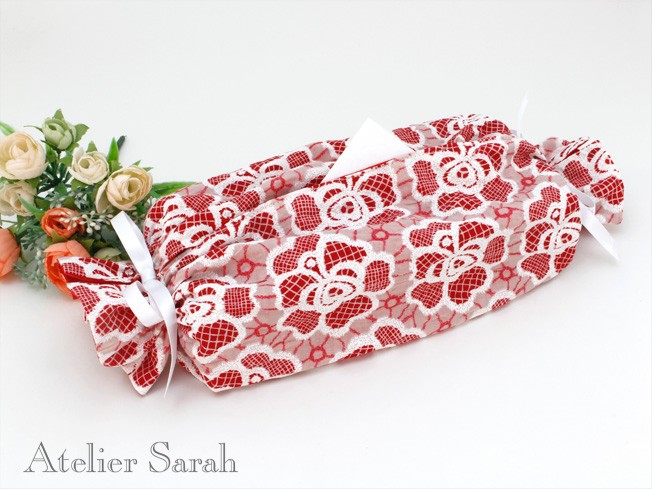Ｓ様ご確認用＊デコパージュ＊ハンドメイド＊ティッシュボックス＊天使＊薔薇