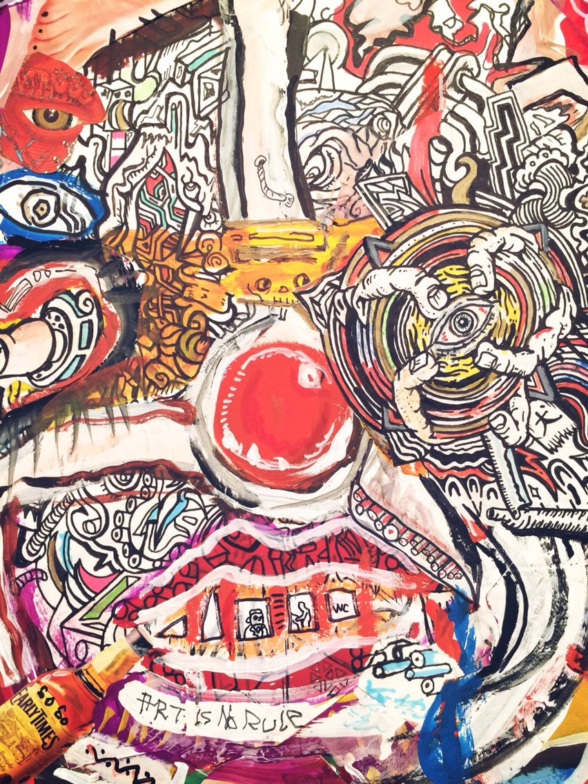 ピエロの絵画