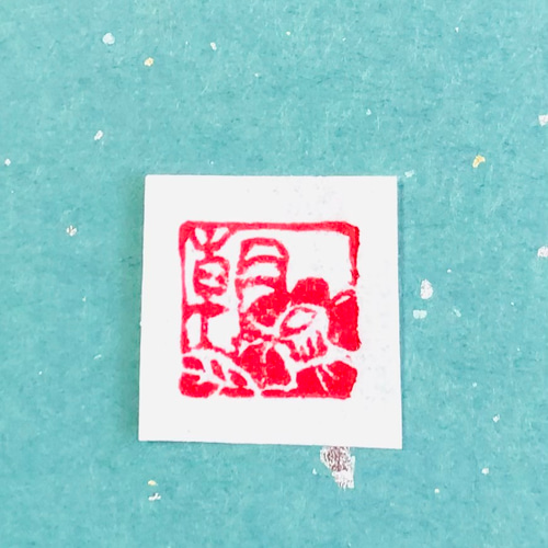 季節のお花と文字の篆刻印 椿印 ご予約のお品 はんこ・スタンプ 書道