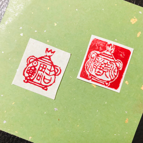 繊細でデザイン性のある篆刻印作成します 香炉型 書道 書道篆刻