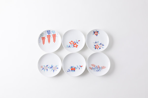 色鍋島四寸皿 小皿 市川冬山窯 通販 11460745｜Creema(クリーマ)