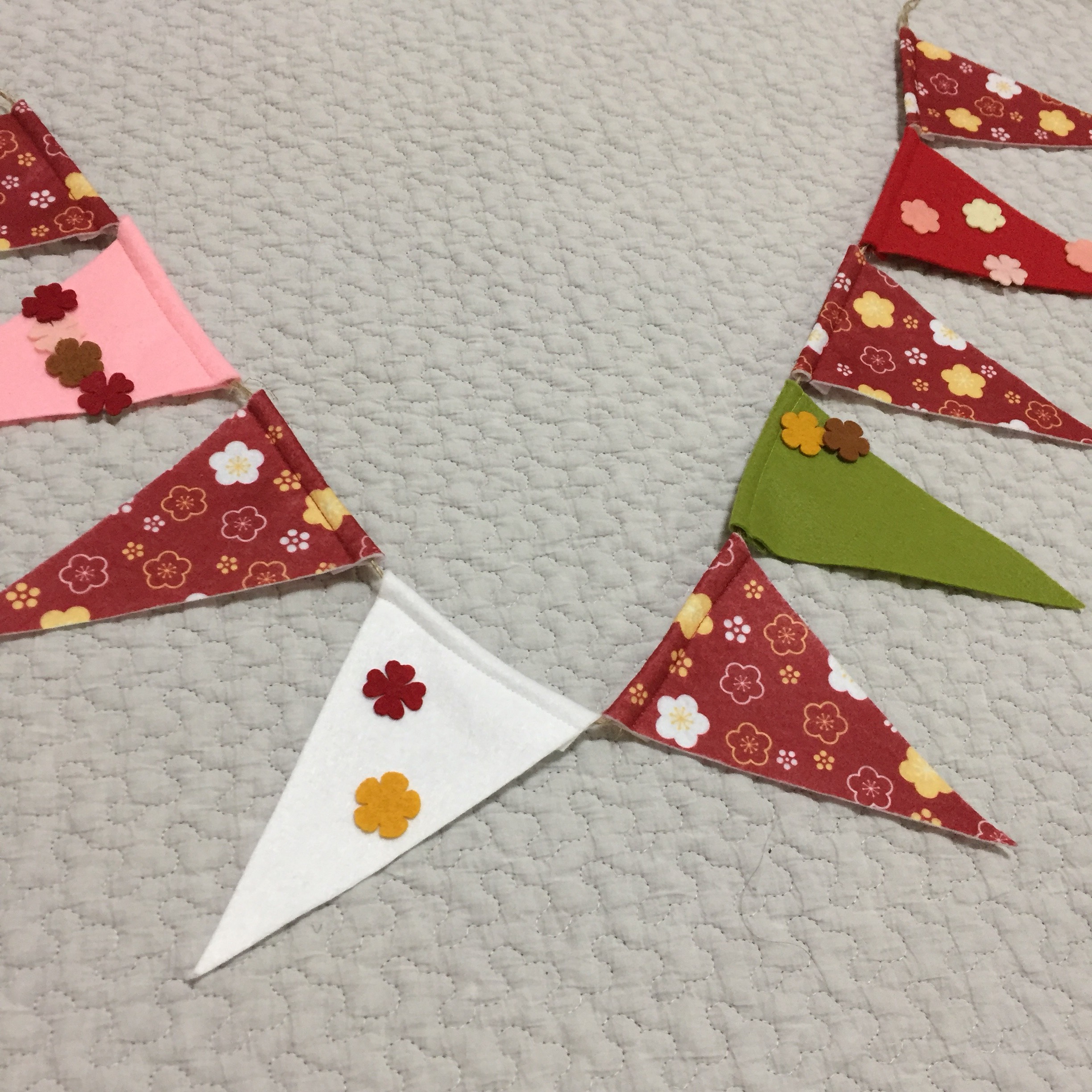 和装 和柄 ガーランド(*ˊ˘ˋ*) 和柄ガーランド ガーランド bun-bun 通販 6518497｜Creema(クリーマ)