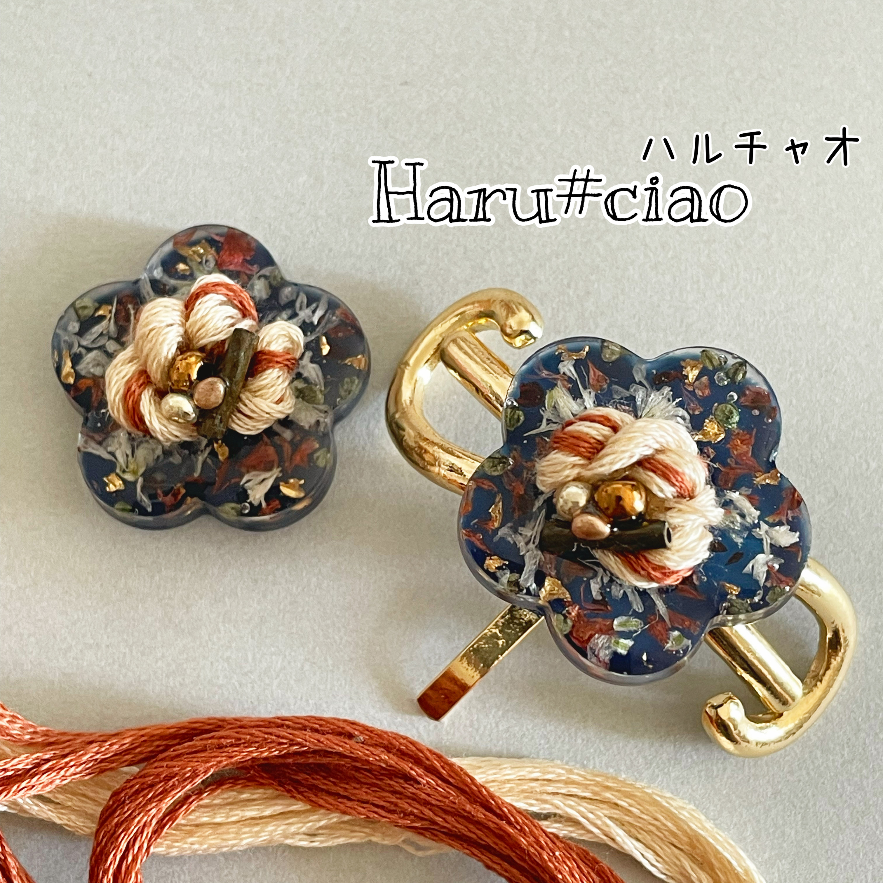 ♡ ハンドメイド ♡ ティンカーベルと月のポニーフック 香しい