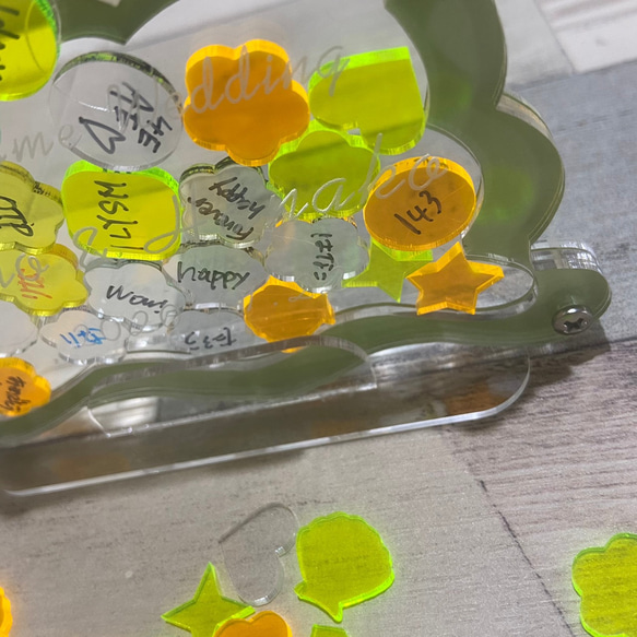 ウェディングドロップス　ウェルカムボート　くまデザイン　ウェルカムドロップス　結婚式　★アクリル★レーザー加工 2種類まで無料 3種類目から別途料金 2色まで無料 3色目から別途料金 welcome