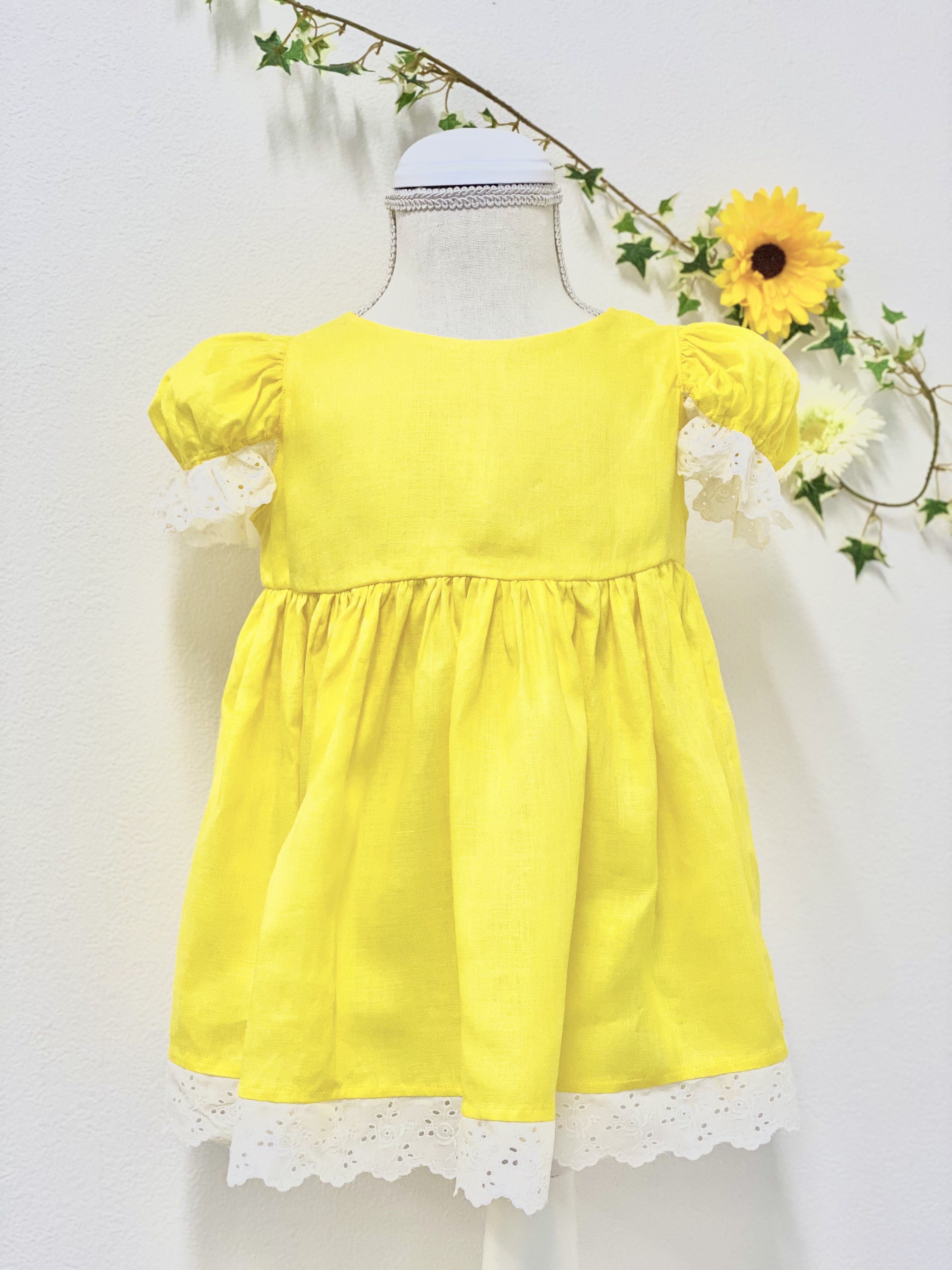 ハンドメイド　ワンピース　 110cm