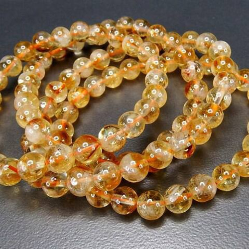 【天然無着色/最強品質】天然レモンシトリン＊約12.5mm＊　天然石ブレスレット 天然無着色/最強品質】天然レモンシトリン＊約12.5mm＊ 天然石