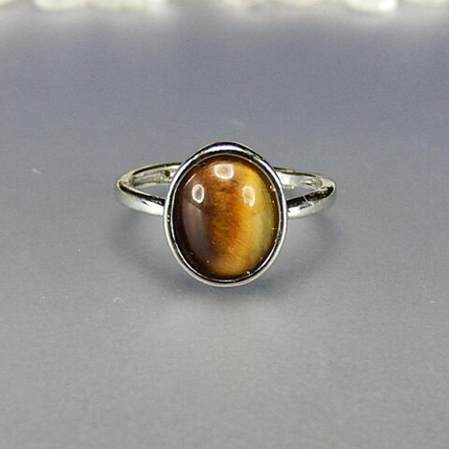 タイガーアイ天然石指輪約12号 U0425石街 指輪・リング 天然石工房 石