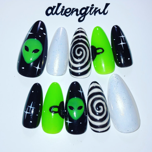 alienネイル ネイルチップ（つけ爪） alien girl 通販 11368545