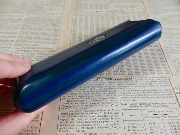 pen case/Blue Stripe 第4張的照片