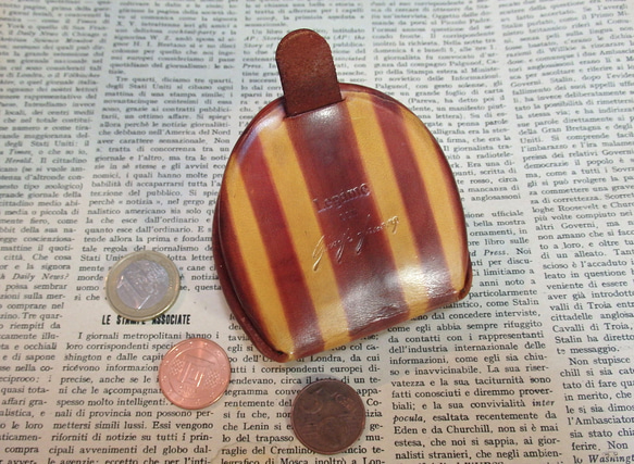 coin case/Honey Stripe 第4張的照片