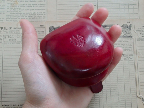 《即納》ポルタモネーテ（コインケース）/Rosso 3枚目の画像