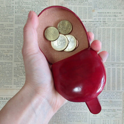 《即納》ポルタモネーテ（コインケース）/Rosso 4枚目の画像