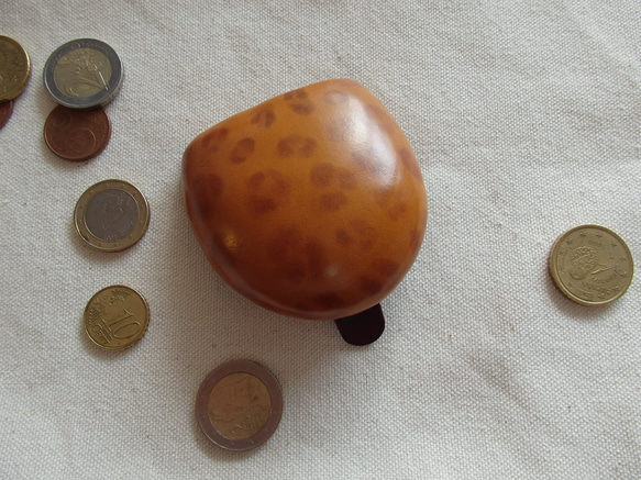 <訂製>coin case/Leopard,Yellow 第1張的照片