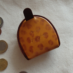 <訂製>coin case/Leopard,Yellow 第4張的照片