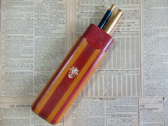 pen case/Honey Stripe 第2張的照片