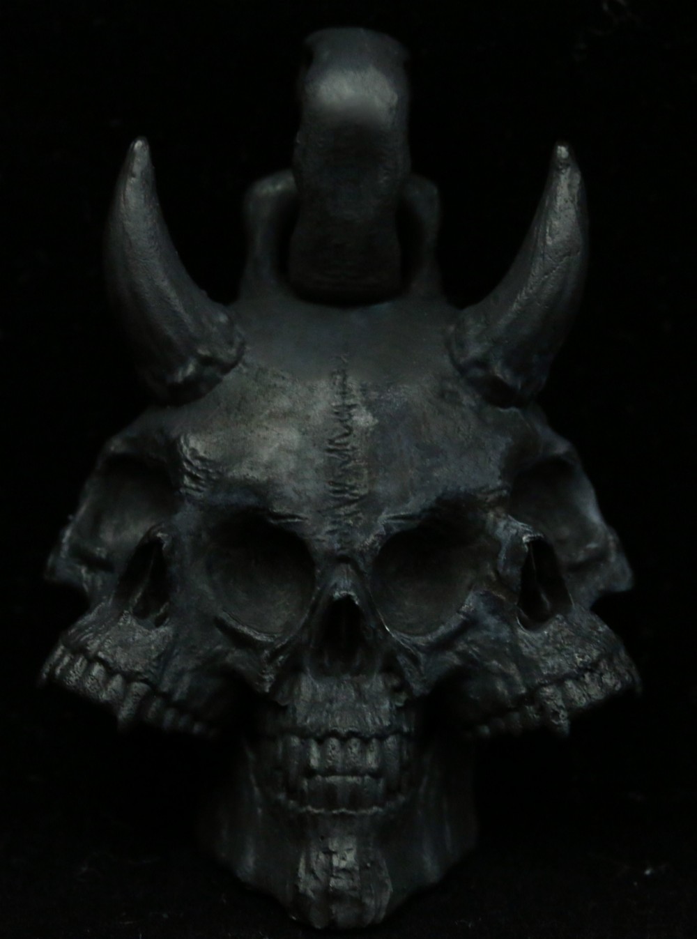 925シルバースカルペンダント、ガーディアンオブヘル、ポーラースカル、ゴシックペンダント、ヴィンテージペンダント。