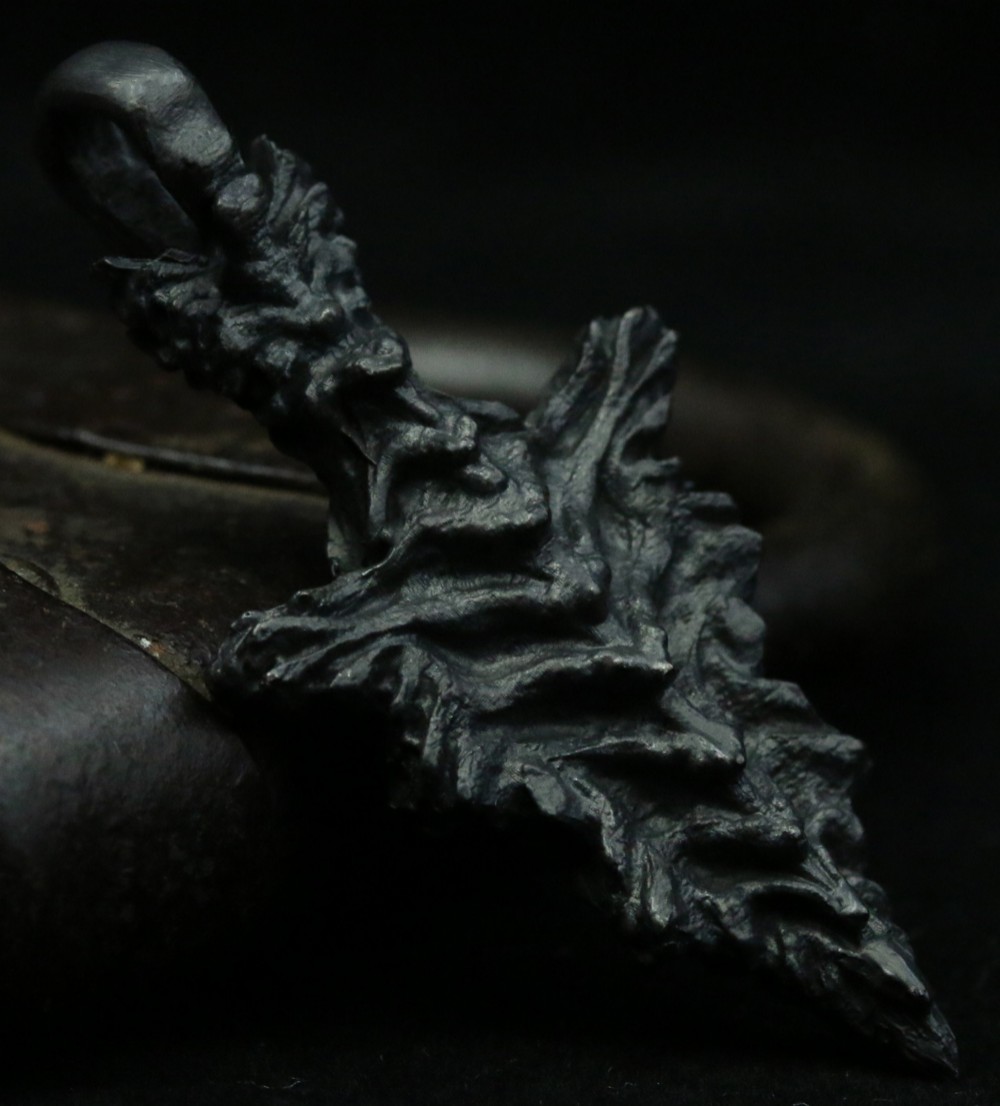 スパインアロークラスターペンダント、スカルペンダント、925スターリングシルバーペンダント-スカルチャーム丨スカルシルバ