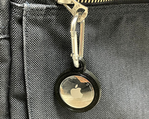 4個セット】キーホルダー型AirTagケース キーリング ぶんじ