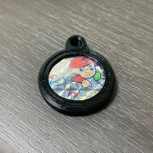 4個セット】キーホルダー型AirTagケース キーリング ぶんじ
