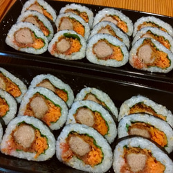 きりしまロール～勝Katsu® オリジナル★とんかつ専門店のヒレカツ巻き寿司 4枚目の画像