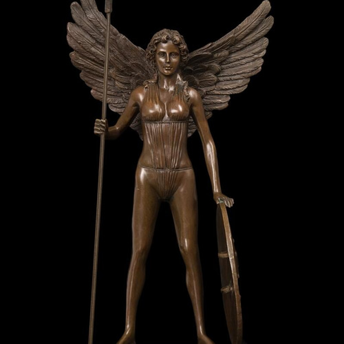 大人気ブロンズ像 戦士 インテリア 彫刻 銅像