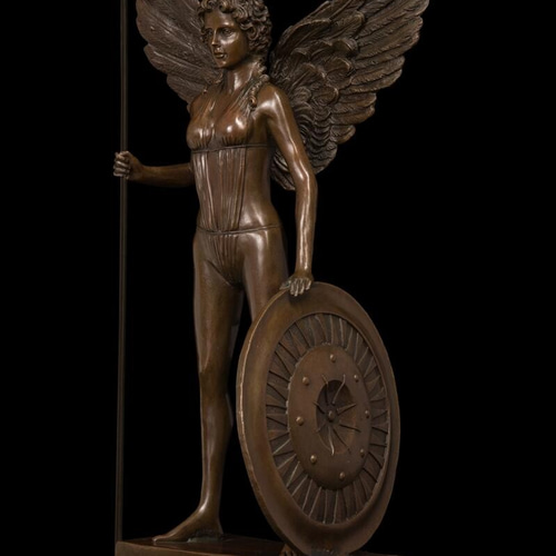 大人気ブロンズ像 戦士 インテリア 彫刻 銅像