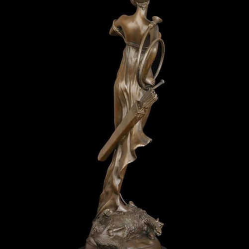 大人気ブロンズ像 女狩人 インテリア家具 置物 彫刻 銅像 彫像 美術品