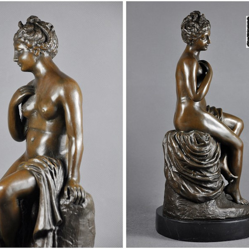 ブロンズ像　座ってる裸婦人インテリア　彫刻　銅像 ブロンズ像座ってる裸婦人インテリア彫刻銅像