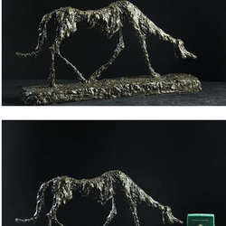 超人気ブロンズ像　犬　ジャコメッティ希少　インテリア家具　置物　彫刻　銅像　彫像　美術品フィギュア贈り物 プレゼント 2枚目の画像