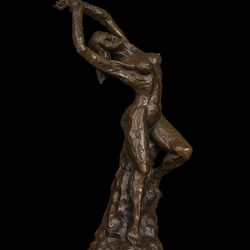 ブロンズ像　踊る裸婦の少女　インテリア家具　置物　彫刻　銅像　彫像　美術品フィギュア贈り物 プレゼント 1枚目の画像