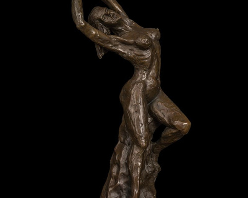 希少☆宝塚歌劇団 踊り子 ブロンズ像 大 23．0cm 550g