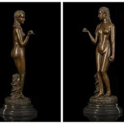 ブロンズ像 裸婦 インテリア家具 置物 彫刻 銅像 彫像 美術品