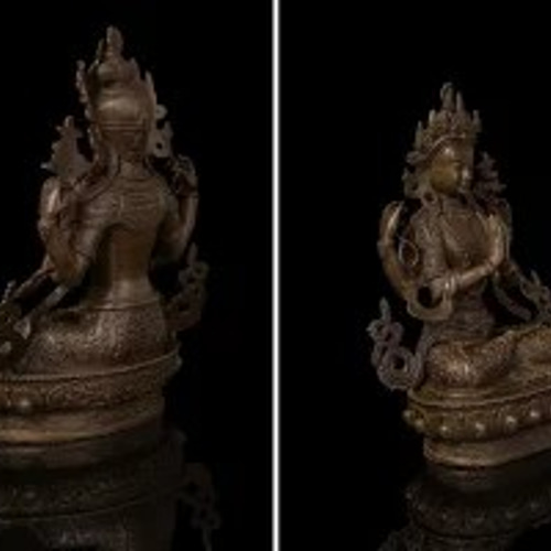 仏教美術 ブロンズ像 四臂観音菩薩像 20cm インテリア家具 置物 仏教美術 ブロンズ像 四臂観音菩薩像 20cm インテリア家具 置物