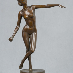 超人気ブロンズ像 踊る裸婦名品 インテリア家具 置物 彫刻 銅像 彫像