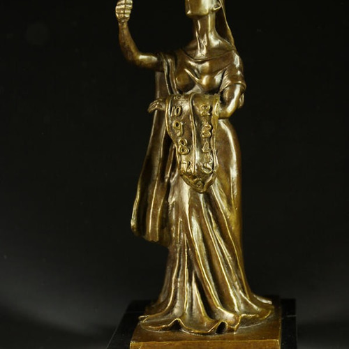 サルバドール・ダリ 超現実の天使 ブロンズ像 レプリカ 約40cm 3kg