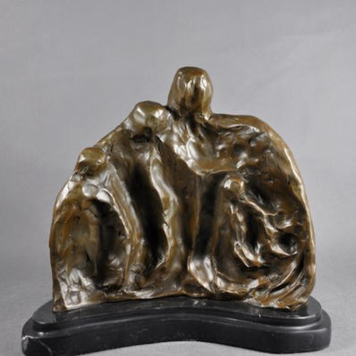 大人気ブロンズ像ファミリーヘンリー・ムー25.5cm大名作