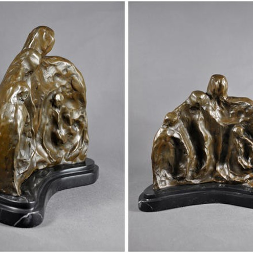 大人気ブロンズ像　ファミリー　ヘンリー・ムー　25.5ｃｍ大名作 大人気ブロンズ像ファミリーヘンリー・ムー25.5cm大名作