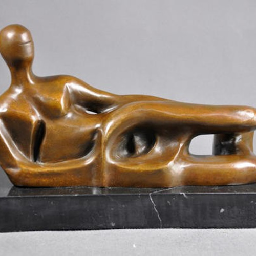 大人気ブロンズ像　ファミリー　ヘンリー・ムー　25.5ｃｍ大名作 大人気ブロンズ像ファミリーヘンリー・ムー25.5cm大名作