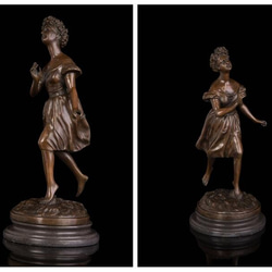 大人気ブロンズ像　乙女 インテリア家具　置物　彫刻　銅像　彫像　美術品フィギュア贈り物 プレゼント 3枚目の画像