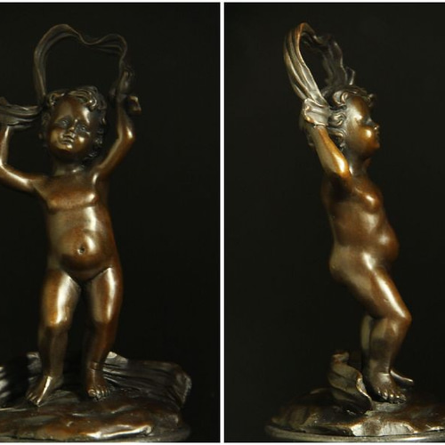 【フーミンママ】アンナ⭐︎ローラ　ブロンズ像 銅像 大理石台 置物 フーミンママ】アンナ⭐︎ローラ ブロンズ像 銅像 大理石台 置物