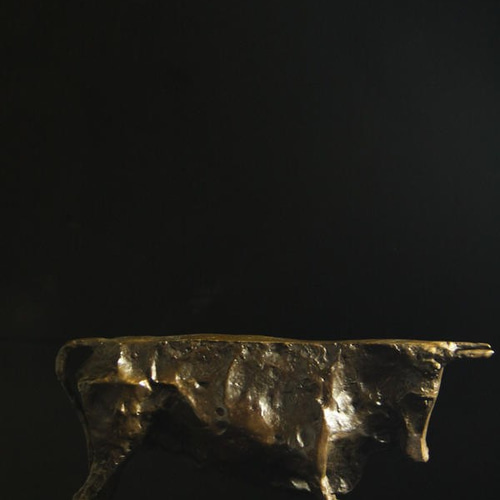 抽象ブロンズ像 牛 ピカソ 名品 インテリア 彫刻 銅像 インテリア家具