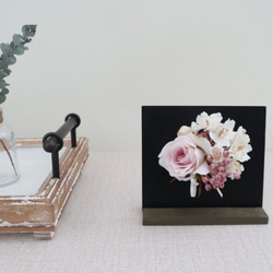 【yuki様オーダー品】桜とバラの花衣コサージュ2点セット（親子ペアサイズ） 4枚目の画像